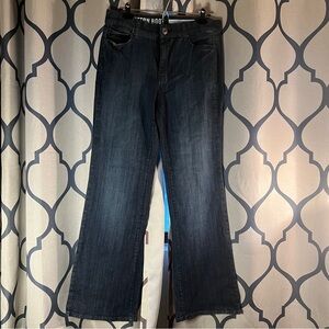 DKNY Jeans Houston Bootcut Size 10 Dark Blue